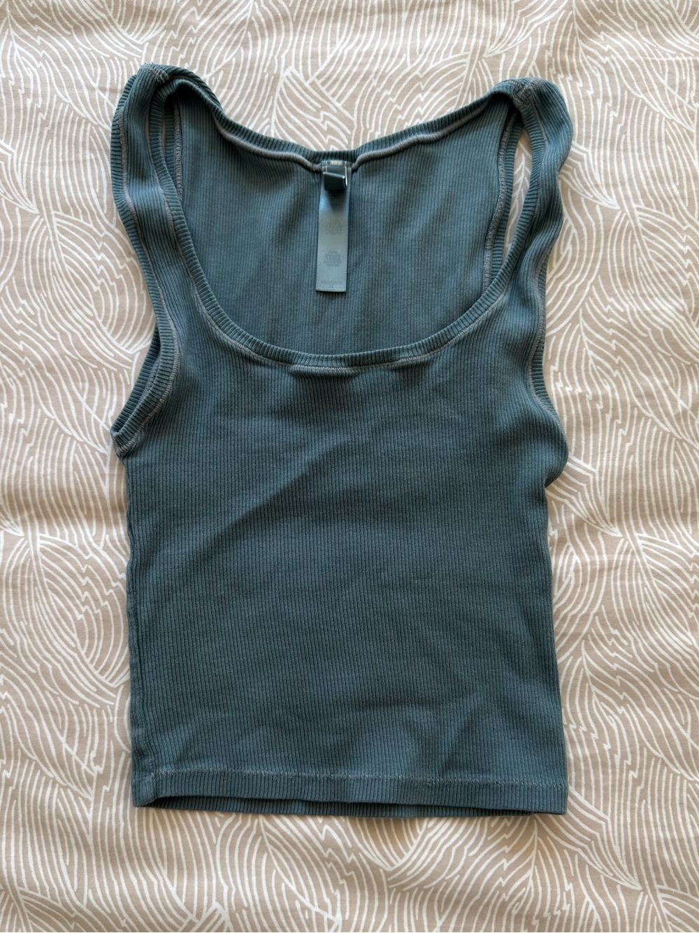 Skims Cotton Rib Tank - Size XS